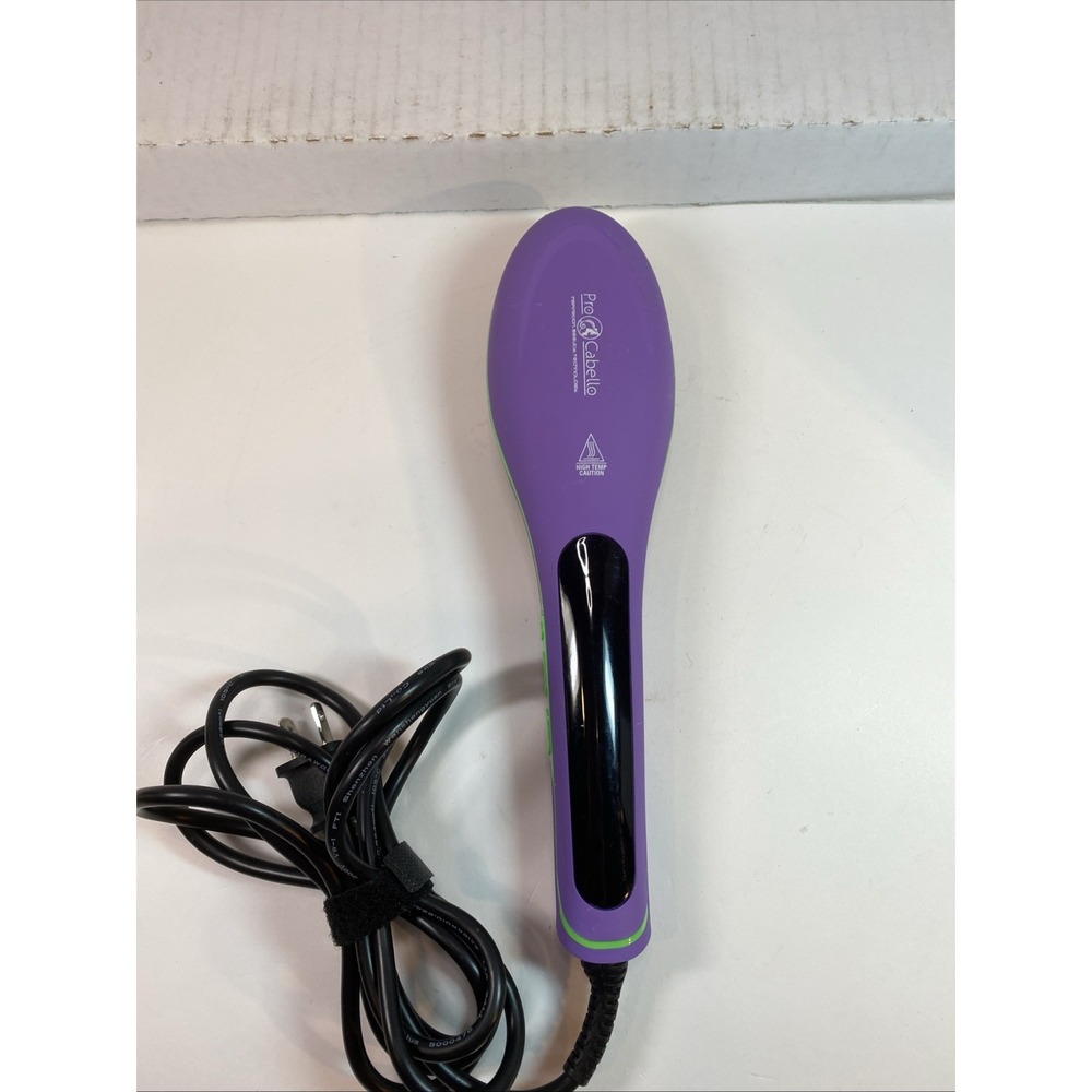 Pro Cabello Straightening Brush Advanced Infrared Technology Luxory 5500 Purple - Picture 7 of 8